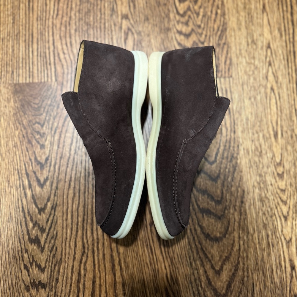 Loro Piana Open Walk - Brown Suede Women’s size 40.5